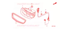ACHTERLICHT/KENTEKEN LICHT voor Honda FOURTRAX 420 RANCHER 4X4 Electric Shift 2009