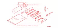 GEREEDSCHAP/ACCUVAK voor Honda FOURTRAX 420 RANCHER 4X4 Electric Shift 2009