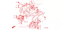 VOORSPATBORD voor Honda FOURTRAX 420 RANCHER 4X4 Electric Shift 2009