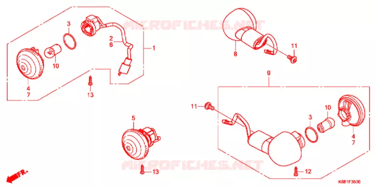 KNIPPERLICHT Honda MOTO 110 CUB 2019  C110JJ