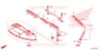 GASKLEP HUIS voor Honda CBR 1000 BLACK 2020