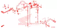 PEDAAL/OPSTAP voor Honda CBR 1000 BLACK 2020