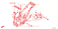 FRAME CHASSIS voor Honda ZOOMER 110 X 2017
