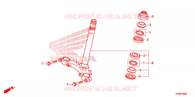 STURING STANG/BOVENSTE BRUG Honda MOTO 110 CD 2016  CB110C2G