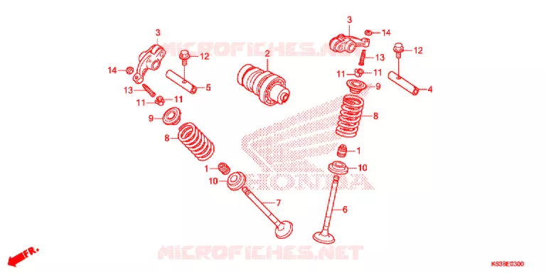 NOKKENAS/KLEP Honda MOTO 110 CD 2017  CB110C2H