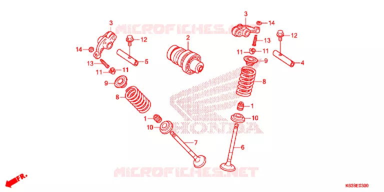NOKKENAS/KLEP Honda MOTO 110 CD 2017  CB110C2MH