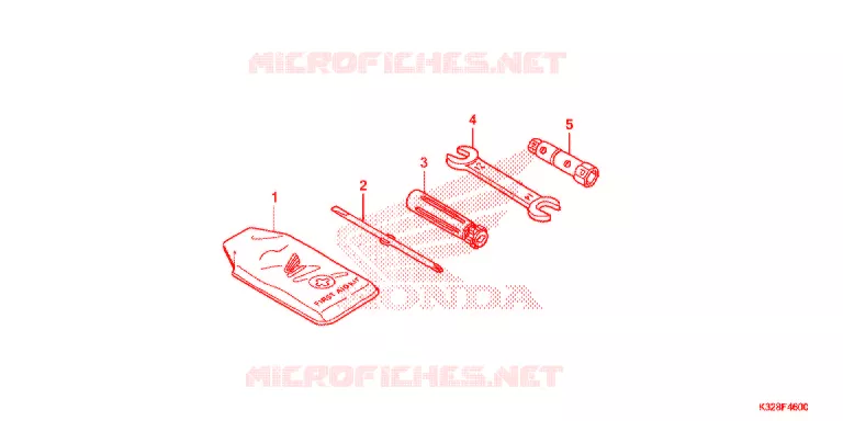 GEREEDSCHAP/ACCUVAK Honda SCOOTER 110 ACTIVA 2016  SCV110HF
