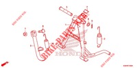 ZIJDE STANDAARD voor Honda RS 150 R V2 2018