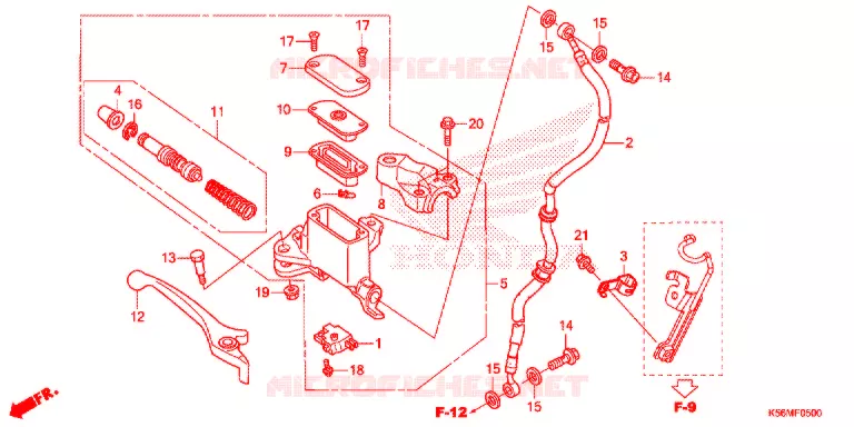 REMPOMP VOOR Honda MOTO 150 RS 2018  FS150FJ