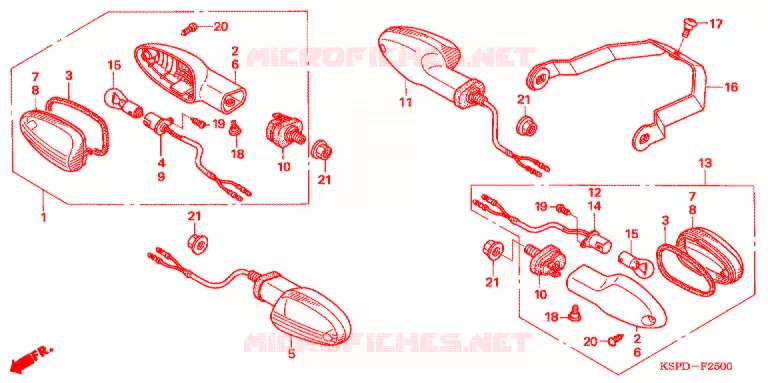KNIPPERLICHT Honda MOTO 150 CBF 2009  CBF150M9