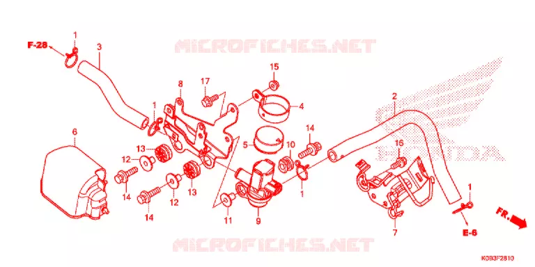 LUCHTINJECTIE SOLENOIDEKLEP Honda SCOOTER 300 FORZA 2018  NSS300AJ