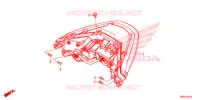 ACHTERSPATBORD  voor Honda FORZA 300 ABS 2018