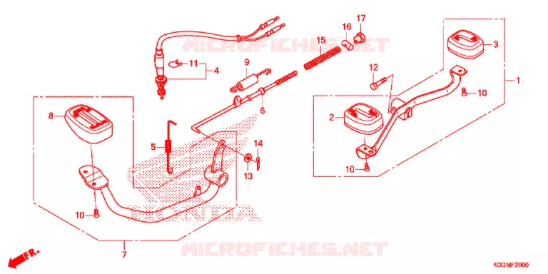 PEDAAL/OPSTAP Honda MOTO 125 CUB 2019  C125K
