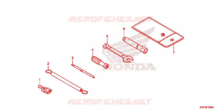 GEREEDSCHAP/ACCUVAK Honda SCOOTER 150 PCX 2018  WW150HVJ