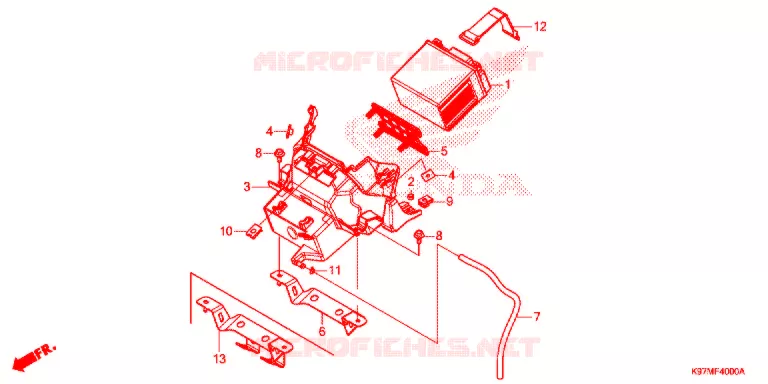 GEREEDSCHAP/ACCUVAK Honda SCOOTER 150 PCX 2019  WW150HVJ