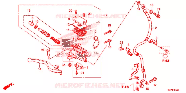REMPOMP VOOR Honda SCOOTER 150 PCX 2018  WW150HVJ
