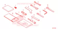 GEREEDSCHAP/ACCUVAK voor Honda CBR 500 R ABS 2019