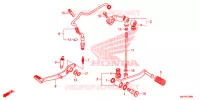 PEDAAL/OPSTAP voor Honda CBR 500 R ABS 2019