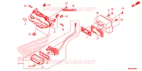 ACHTERLICHT/KENTEKEN LICHT voor Honda CB 500 F 2019