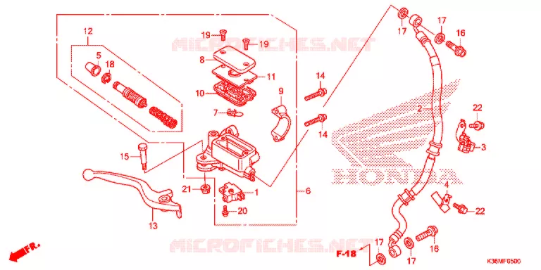 REMPOMP VOOR Honda SCOOTER 150 PCX 2016  WW150F