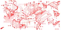 ACHTER STROOMLIJNKAP voor Honda FOURTRAX 420 RANCHER 4X4 DCT EPS 2020