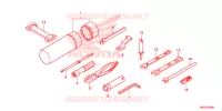GEREEDSCHAP/ACCUVAK voor Honda FOURTRAX 420 RANCHER 4X4 DCT EPS 2020