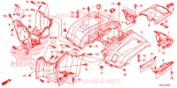 ACHTER STROOMLIJNKAP voor Honda FOURTRAX 420 RANCHER 2X4 BASE 2020