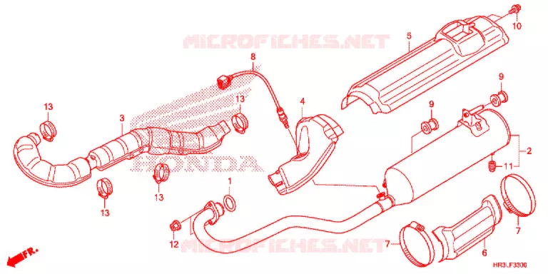 UITLAATDEMPER(2) Honda ATV 420 FOURTRAX 2020  TRX420TM1L