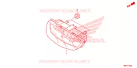 ACHTERLICHT/KENTEKEN LICHT voor Honda FOURTRAX 500 RUBICON IRS DCT EPS DELUXE 2018