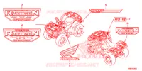 EMBLEEM/STREEP voor Honda FOURTRAX 500 RUBICON IRS DCT EPS DELUXE 2018
