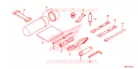 GEREEDSCHAP/ACCUVAK voor Honda FOURTRAX 500 RUBICON IRS DCT EPS DELUXE 2018