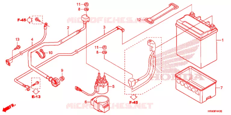 GEREEDSCHAP/ACCUVAK Honda ATV 520 FOURTRAX 2020  TRX520FM1L