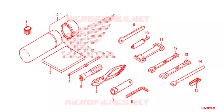 GEREEDSCHAP/ACCUVAK Honda ATV 520 FOURTRAX 2020  TRX520FM1L