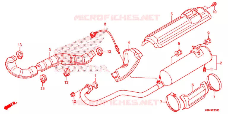 UITLAATDEMPER(2) Honda ATV 520 FOURTRAX 2020  TRX520FM1L