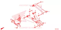 ACHTER ARM voor Honda FOURTRAX 520 FOREMAN RUBICON 4X4 AT DCT EPS 2020