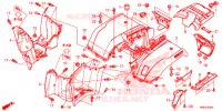 ACHTER STROOMLIJNKAP voor Honda FOURTRAX 520 FOREMAN RUBICON 4X4 AT DCT EPS 2020
