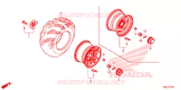 ACHTER WIEL voor Honda FOURTRAX 520 FOREMAN RUBICON 4X4 AT DCT EPS 2020