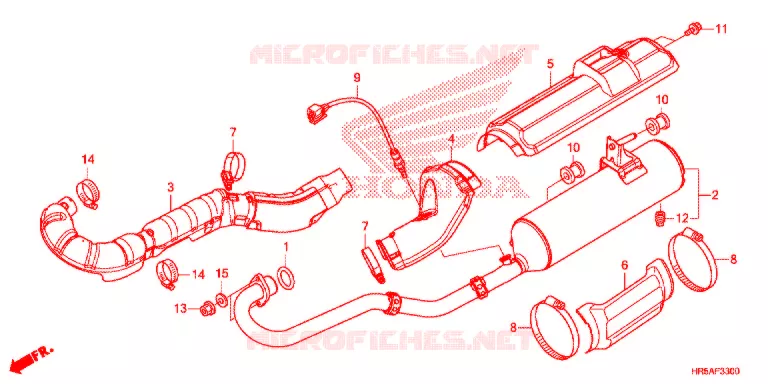 UITLAATDEMPER(2) Honda ATV 520 FOURTRAX 2020  TRX520FM6L