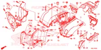 ACHTER STROOMLIJNKAP voor Honda FOURTRAX 520 FOREMAN RUBICON 4X4 AT DCT EPS DELUXE 2020