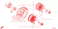 VOOR WIEL voor Honda FOURTRAX 520 FOREMAN RUBICON 4X4 AT DCT EPS DELUXE 2020