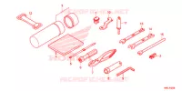 GEREEDSCHAP/ACCUVAK voor Honda FOURTRAX 520 RUBICON DCT EPS DELUXE 2020