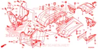 ACHTER STROOMLIJNKAP voor Honda FOURTRAX 520 FOREMAN 4X4 ES PS 2020