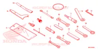 GEREEDSCHAP/ACCUVAK voor Honda X ADV 750 2017